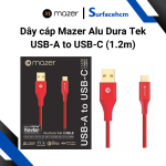 Dây cáp Mazer Alu Dura Tek USB-A to USB-C (1.2m)