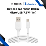 Dây cáp sạc nhanh Belkin Micro USB 7.5W (1m)