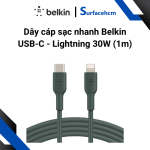 Dây cáp sạc nhanh Belkin USB-C - Lightning 30W (1m)