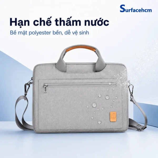 Bề mặt polyester hạn chế thấm nước của túi WiWU Pioneer Shoulder