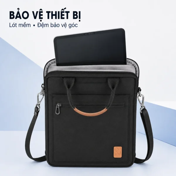 Ngăn lót mềm của túi WiWU Tablet Bag 12.9