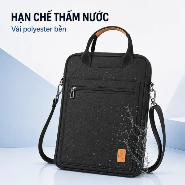 Vải polyester hạn chế thấm nước trên WiWU Tablet Bag 12.9