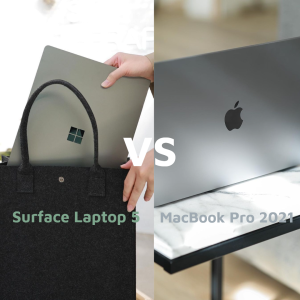 So sánh Surface Laptop 5 với Macbook Pro 2021