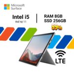 Surface Pro 7 Plus LTE I5 8GB 256GB cũ, chính hãng