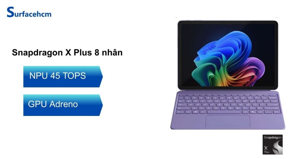 Con chip của Surface Pro 12 inch Violet 16GB 512GB
