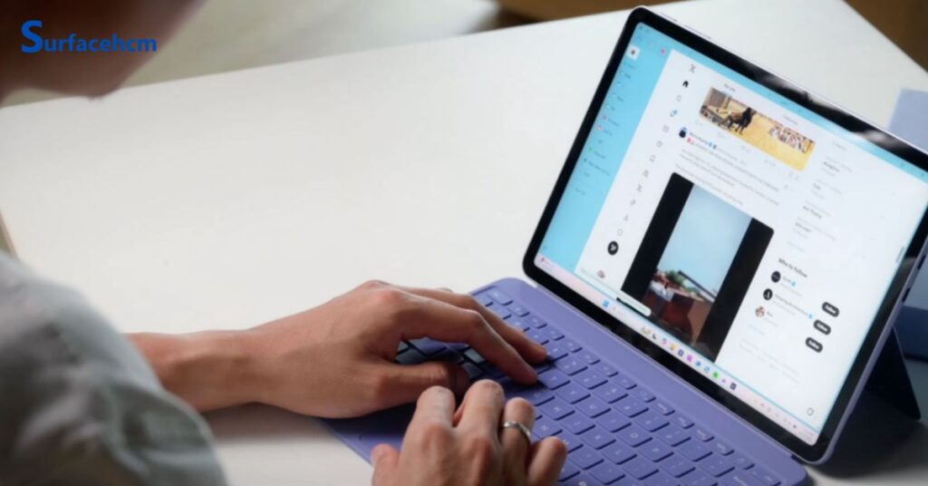 Đối tượng dùng Surface Pro 12 inch Platinum 16GB 512GB