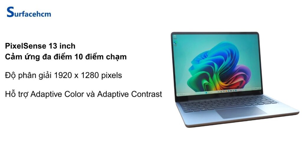 Màn hình của Surface Laptop 13 inch Platinum 16GB 512GB