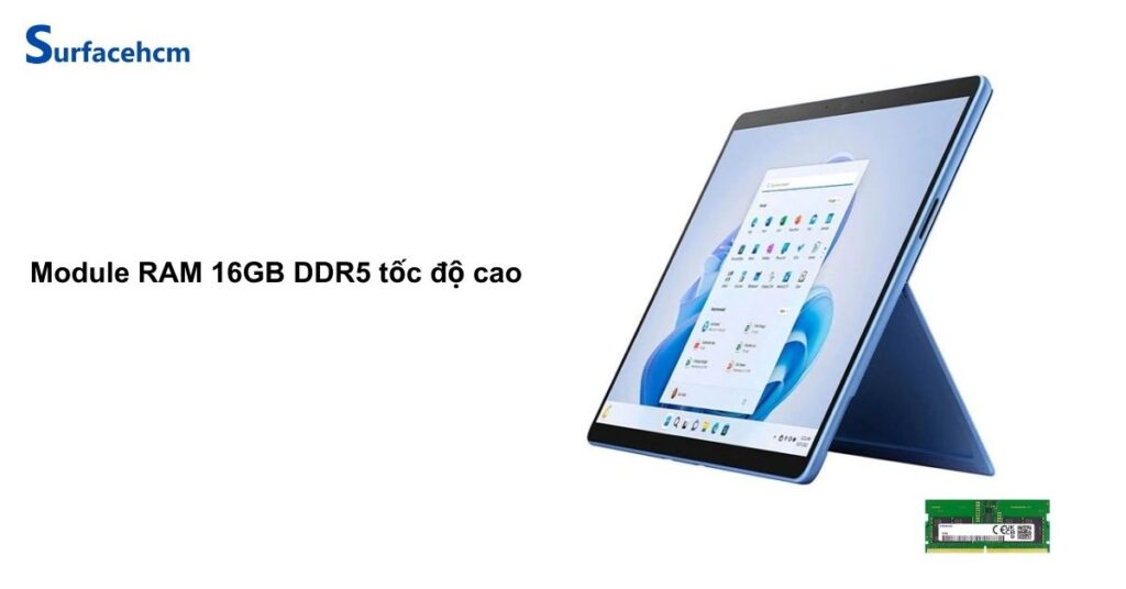 Ram của Surface Pro 12 inch Ocean 16GB 512GB