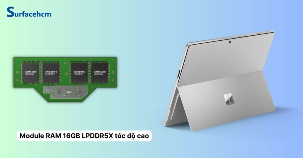 Ram của Surface Pro 12 inch Platinum 16GB 512GB