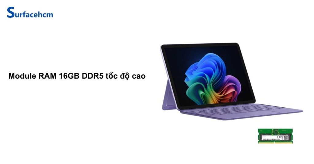 Ram của Surface Pro 12 inch Violet 16GB 512GB