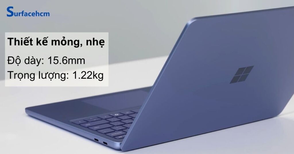  Thiết kế của Surface Laptop 13 inch Violet 16GB 512GB