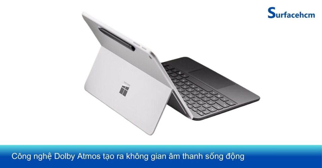 Surface Pro 12 inch có chất lượng âm thanh trong trẻo