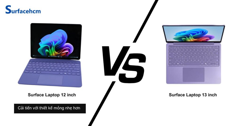 Bàn phím và touchpad của Surface Pro 12 inch và Surface Laptop 13 inch