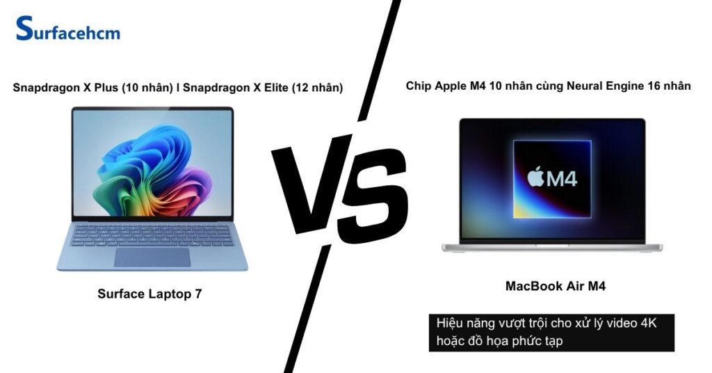 cau hinh surface laptop 7 va macbook air m4
