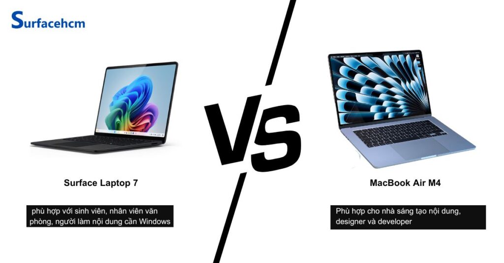 nen mua surface laptop 7 hay macbook air m4
