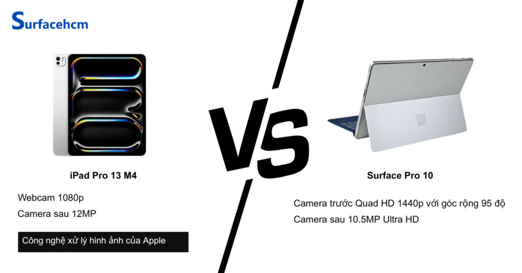 camera ipad pro 13 m4 va surface pro 10