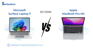 So sánh Surface Laptop 7 và MacBook Pro M2