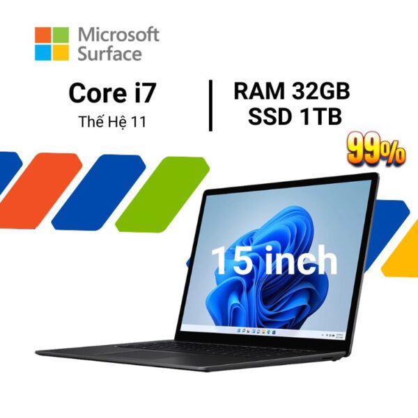 Surface Laptop 5 I7 32GB 1TB 15" Cũ