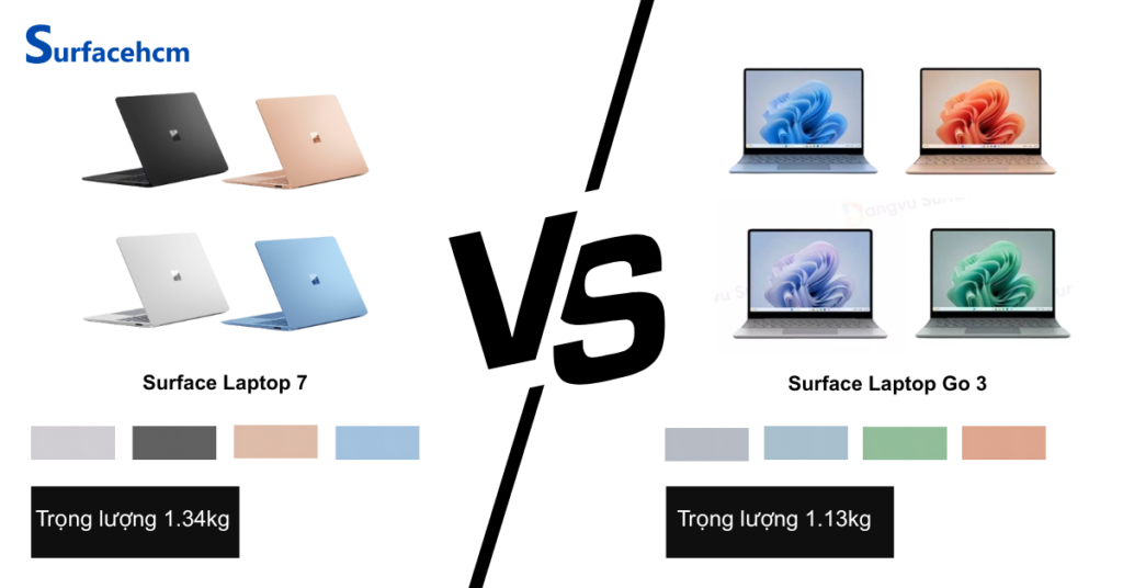 thiet ke surface laptop 7 va surface laptop go 3