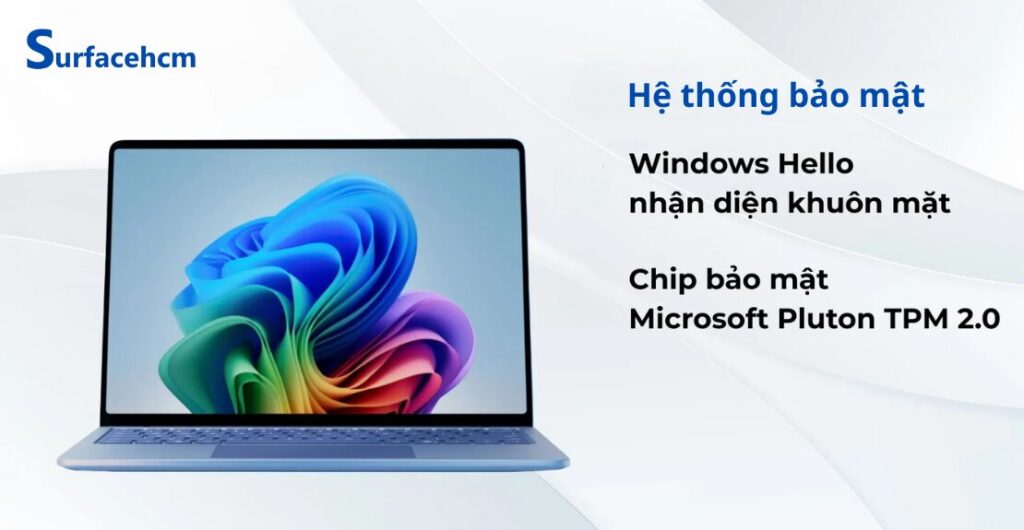Bảo mật trên Surface Laptop 7