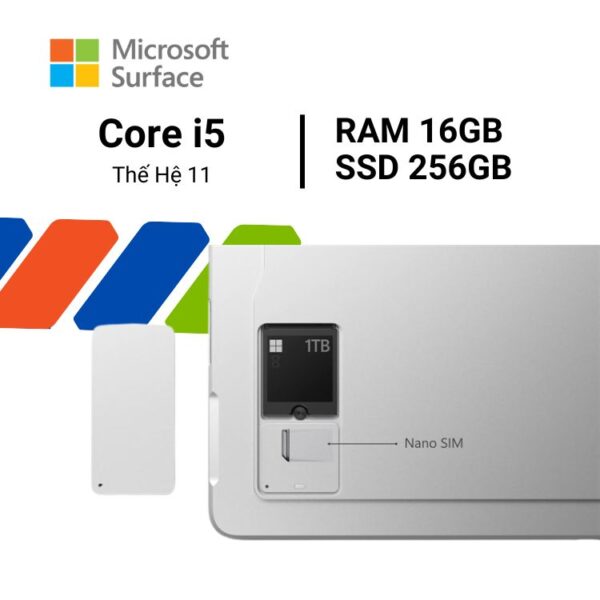 surface pro 8 lte i5 16gb 256gb chinh hang khe sim lte