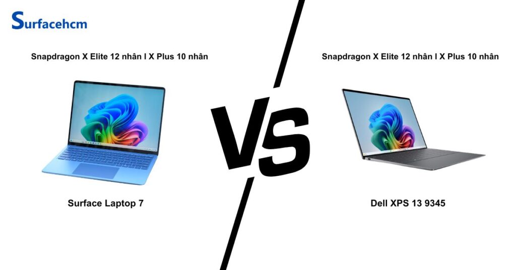 Surface Laptop 7 và Dell XPS 13 9345 đều có tối đa 64 GB RAM.