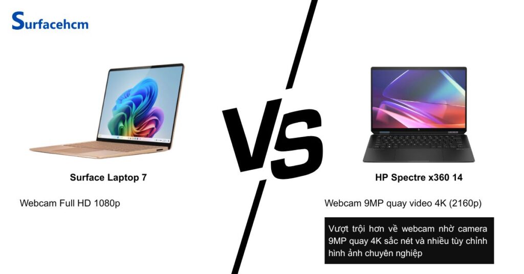 HP Spectre x360 14 có camera sắc nét hơn so với Surface-laptop-7