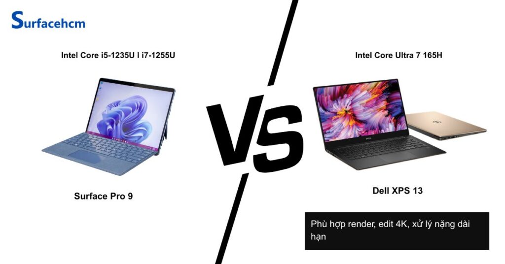 Dell XPS 13 (2024) vượt trội hơn về hiệu năng so với Dell XPS 13