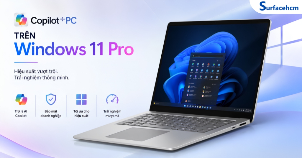 Copilot+ PC Sẵn Sàng Cho Thế Hệ Ứng Dụng AI Trên Windows 11 Pro