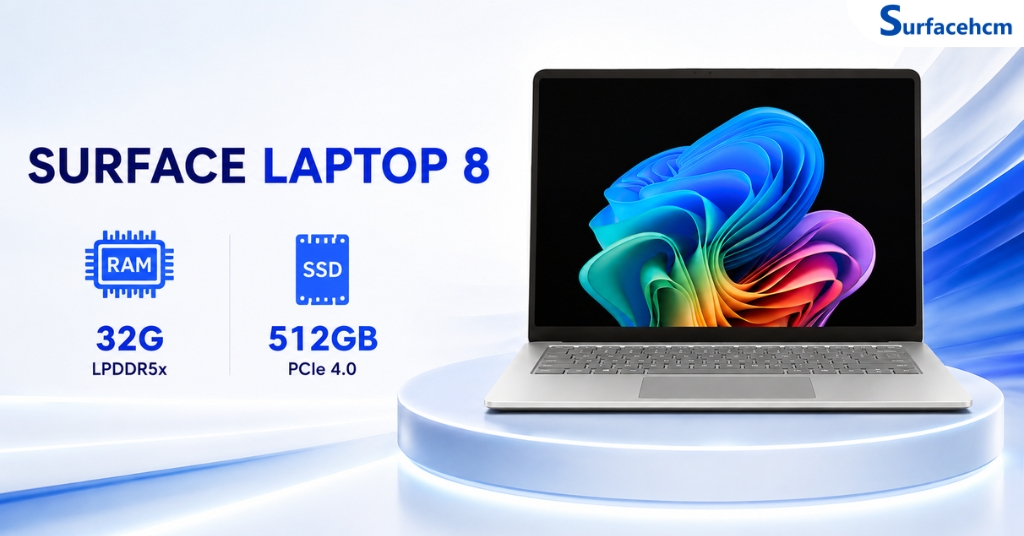 RAM LPDDR5x 32GB Và SSD PCIe Gen4 512GB Đáp Ứng Tốt Nhu Cầu Đa Nhiệm
