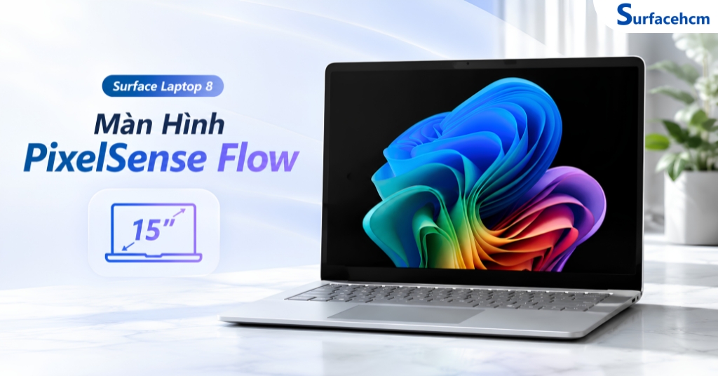 Màn Hình PixelSense Flow 15 Inch Mang Đến Không Gian Làm Việc Rộng Rãi