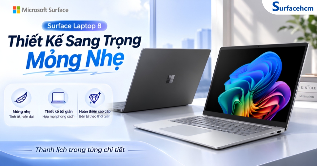 Thiết Kế Cao Cấp, Mỏng Nhẹ Và Đậm Chất Surface