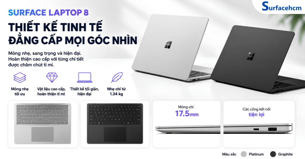 Thiết Kế Sang Trọng, Mỏng Nhẹ Và Hoàn Thiện Cao