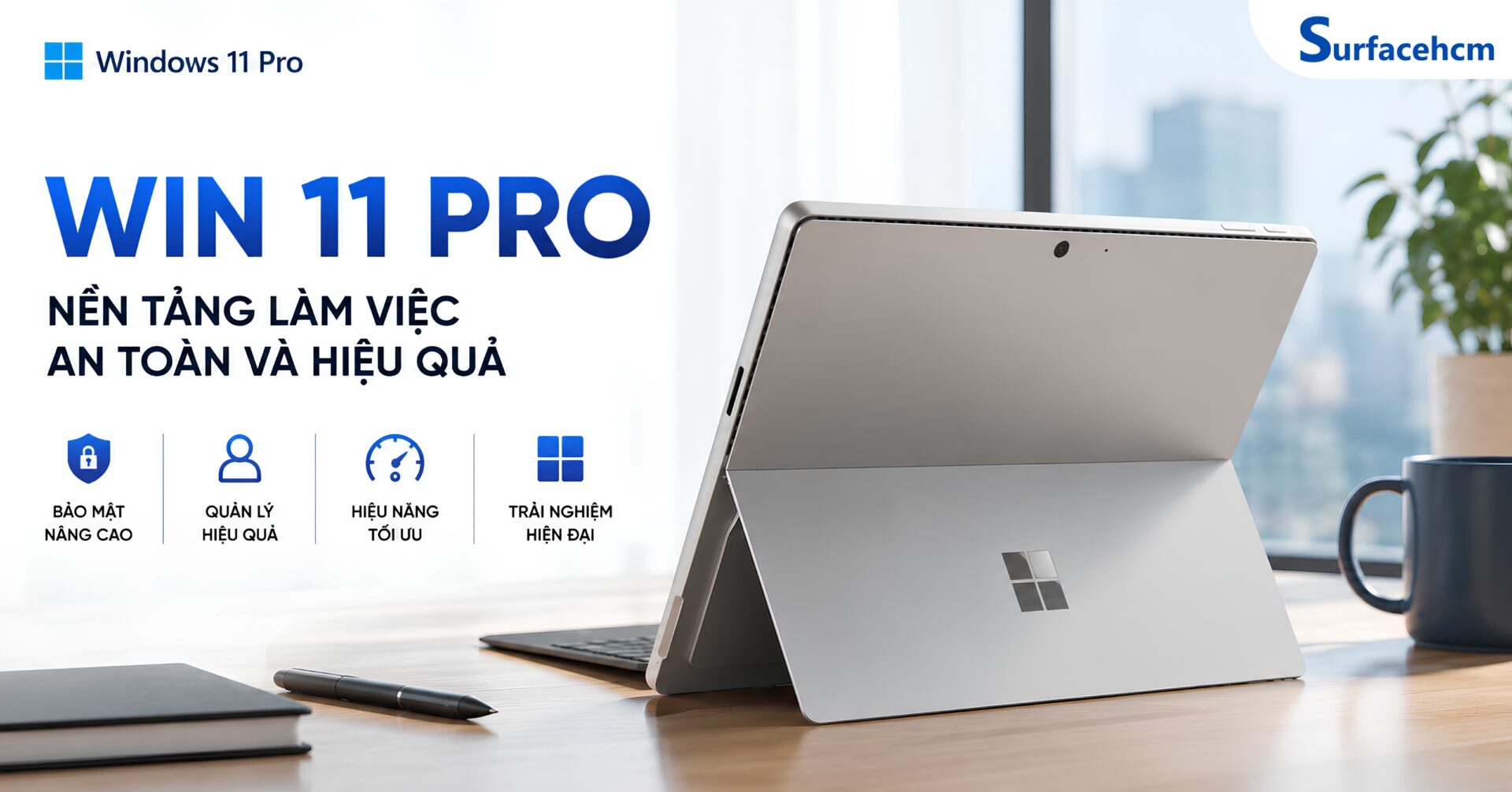 Windows 11 Pro - Nền Tảng Làm Việc An Toàn Và Hiệu Quả