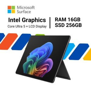 surface pro 13 inch wifi black intel core ultra 5 16gb 256gb lcd 2