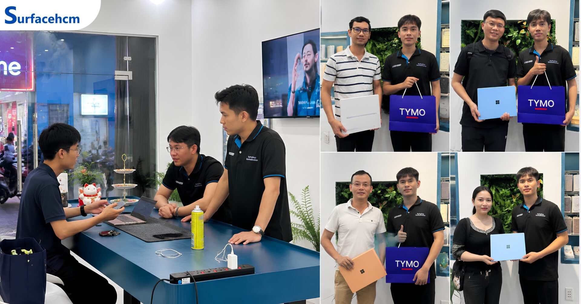 Trải nghiệm mua hàng tại Surfacehcm