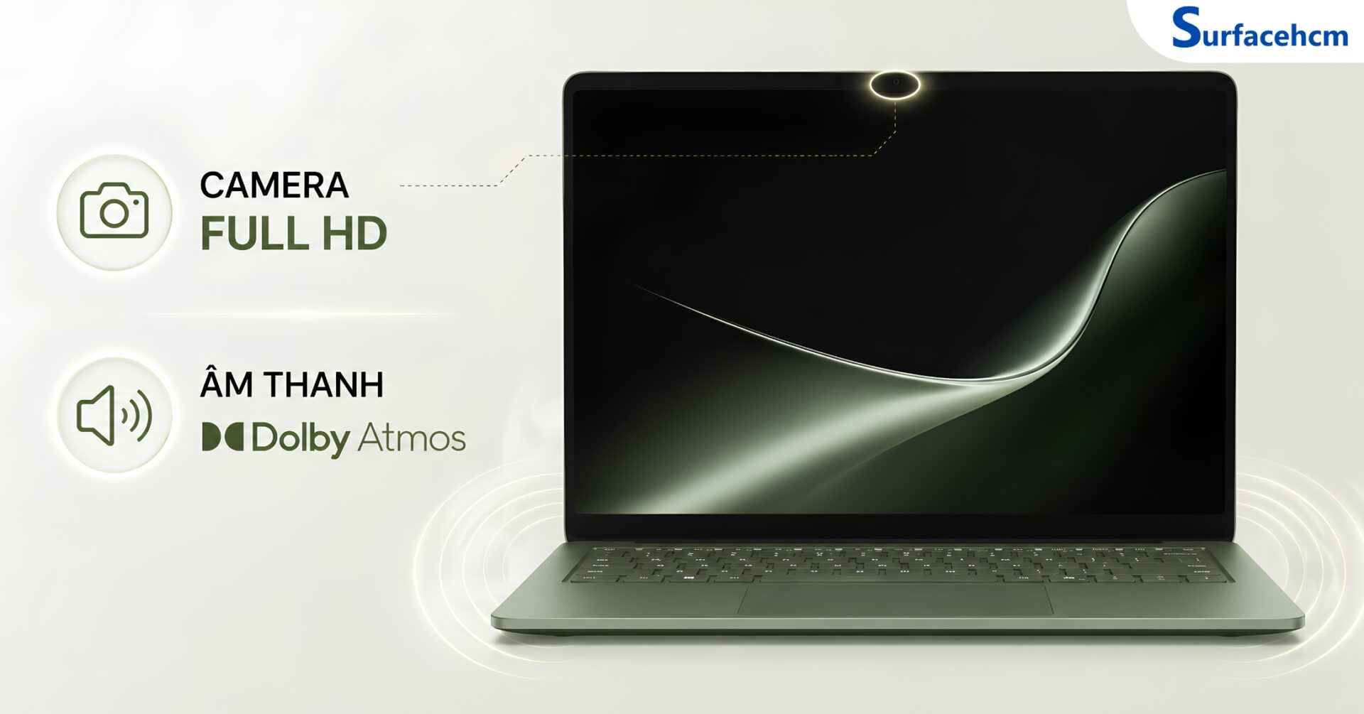 Camera Full HD Và Dolby Atmos Mang Đến Trải Nghiệm Họp Trực Tuyến Chuyên Nghiệp