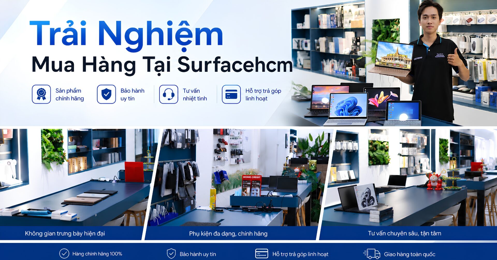 Mua Surface Laptop 8 Snapdragon X2 Plus 16GB 512GB Chính Hãng Tại SurfaceHCM