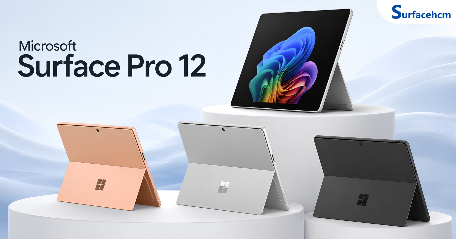 Surface Pro 12 13 inch thế hệ 2026 với thiết kế 2 trong 1