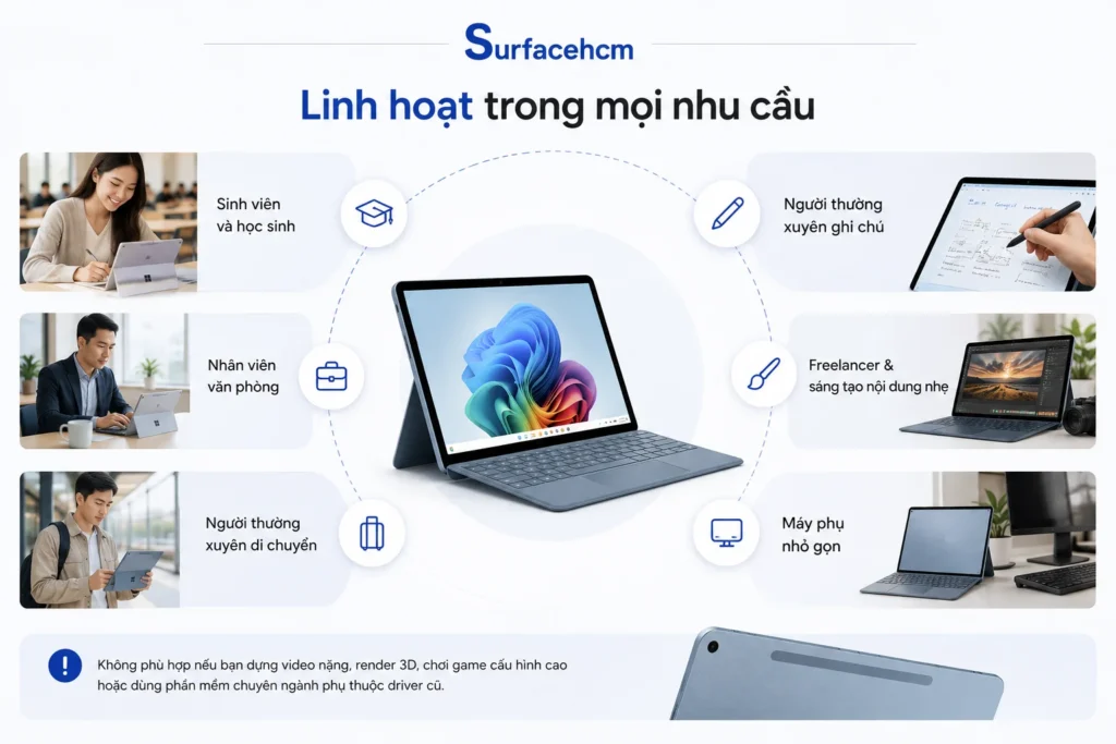 Ai nên sử dụng Surface Pro 12 inch