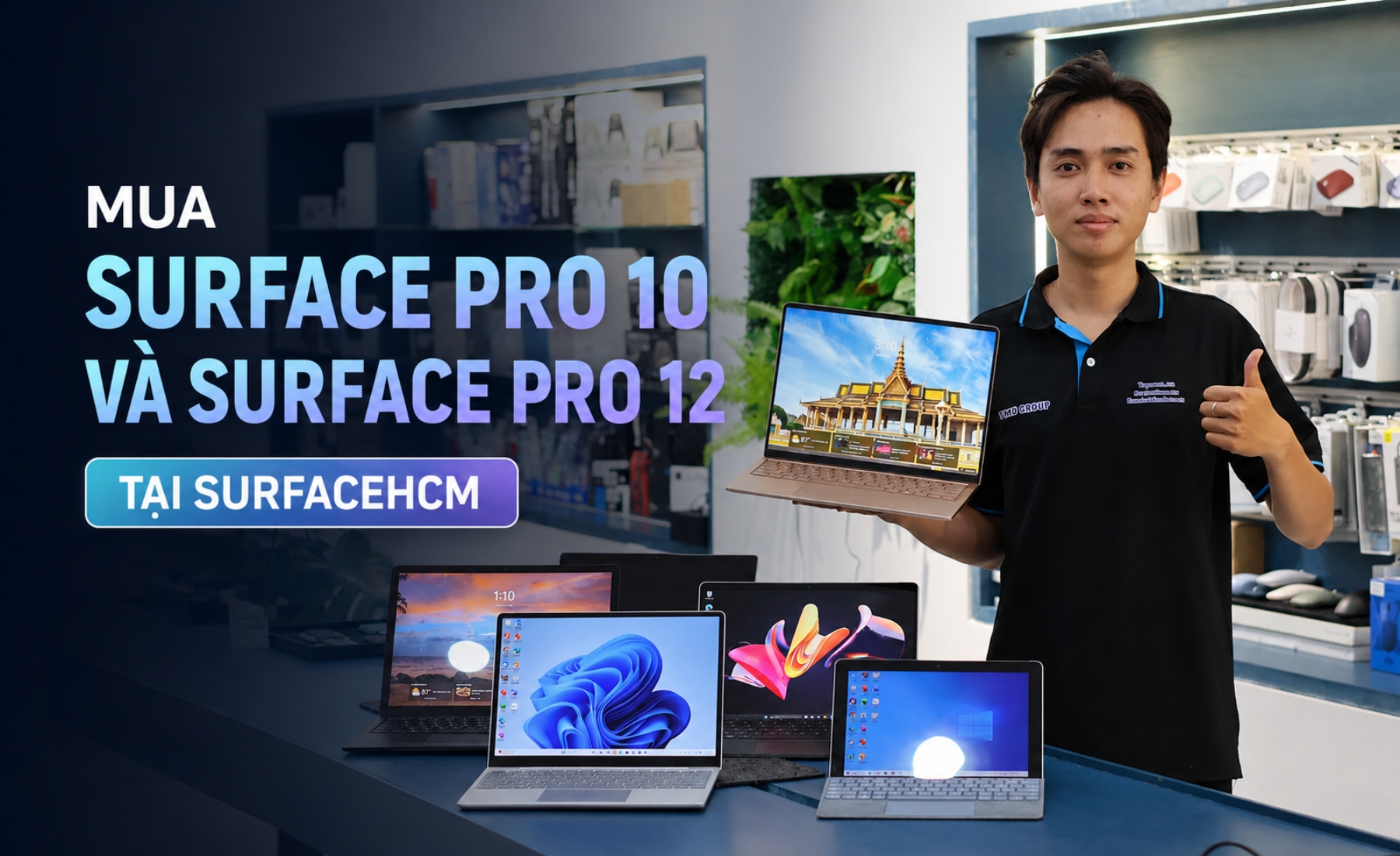 Đặt Mua Surface Pro Phù Hợp Với Nhu Cầu Tại Surfacehcm