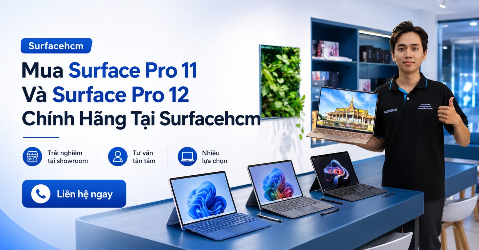 Surface Pro 11 và Surface Pro 12 tại Surfacehcm
