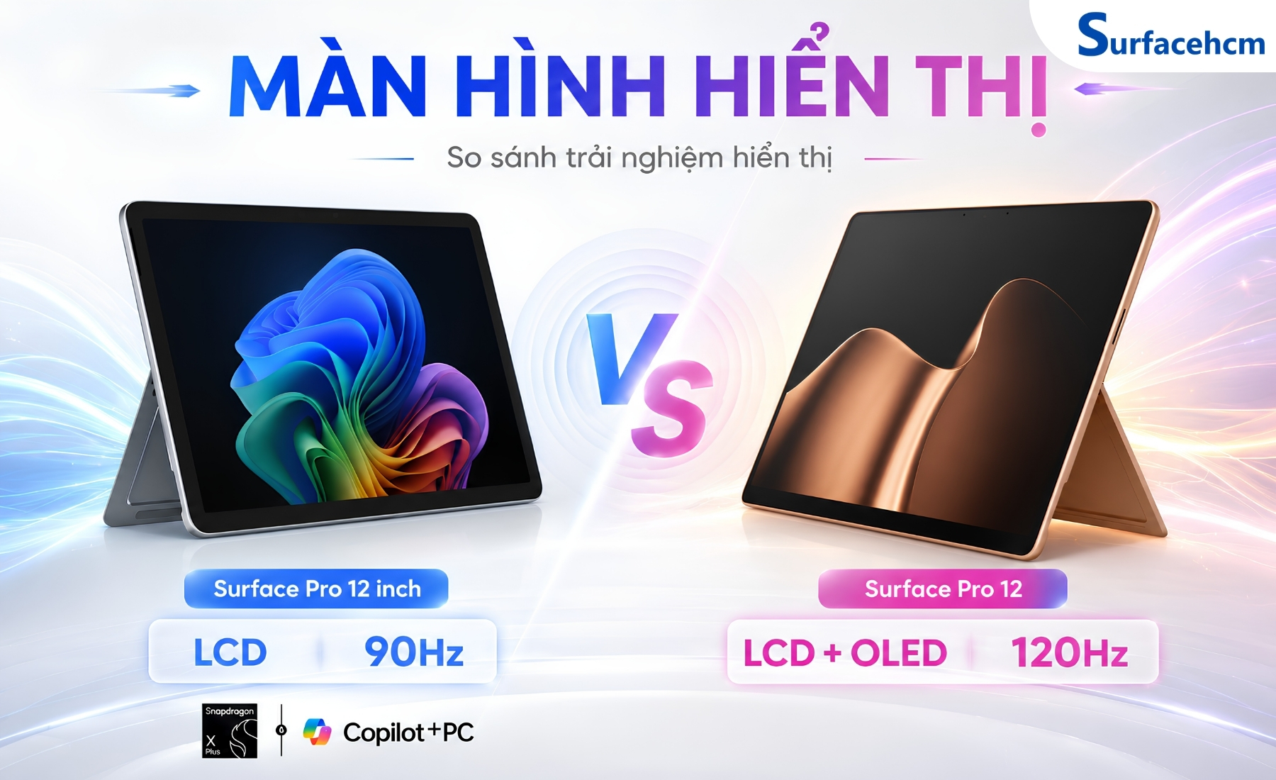 Chất Lượng Màn Hình Hiển Thị - Surface Pro 12 Mượt Mà Hơn Với Tần Số Quét 120Hz
