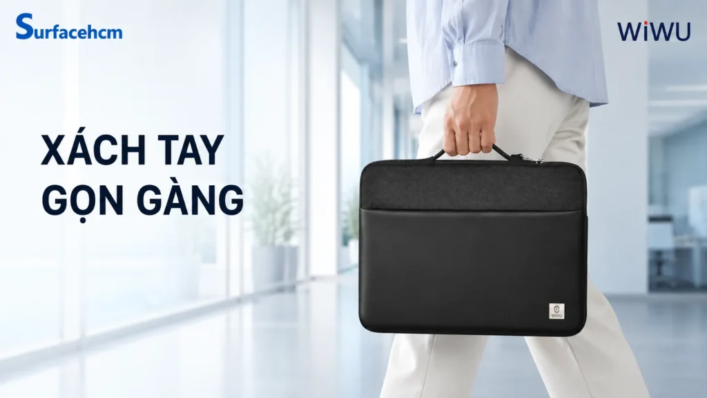 Xách tay túi đựng laptop WiWU Hali Laptop Sleeve