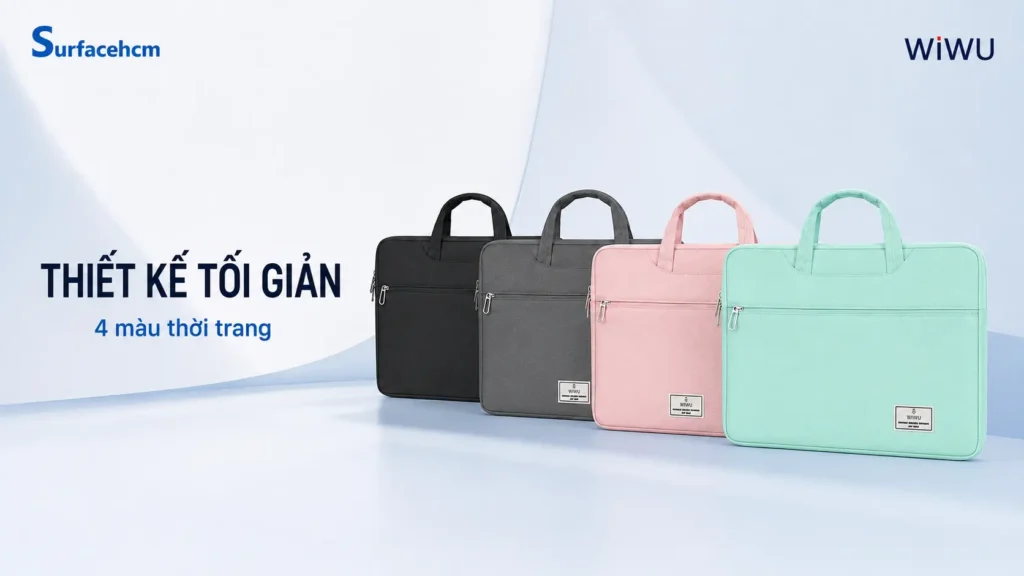 Túi WiWU Vivi Laptop Handbag với 4 màu thời trang