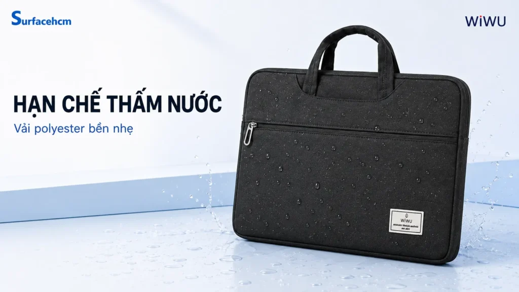 Vải polyester hạn chế thấm nước của túi WiWU Vivi