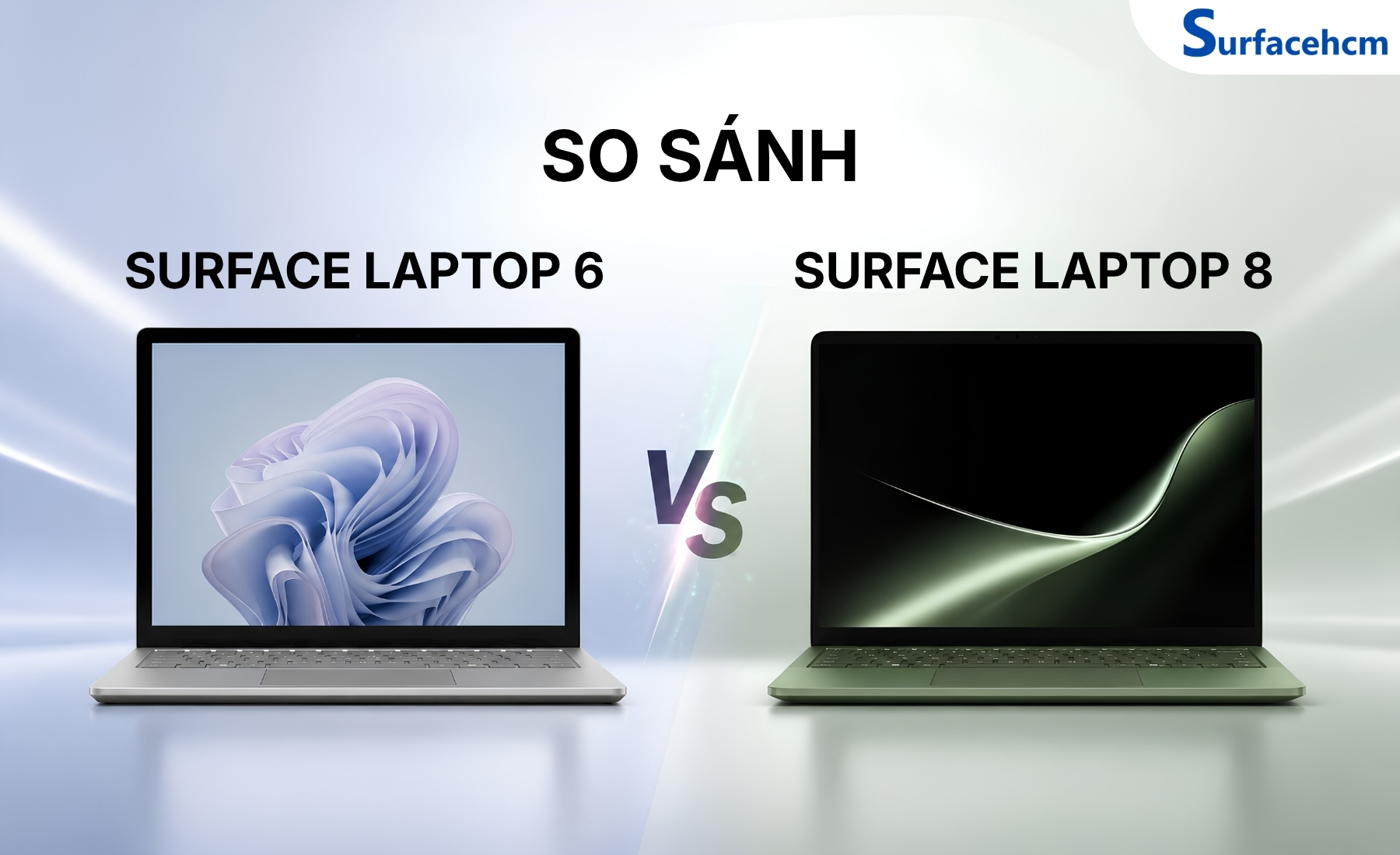 So sánh Surface Laptop 6 và Surface Laptop 8