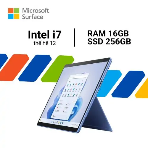 Surface Pro 9 i7 16gb 256gb màu sapphire