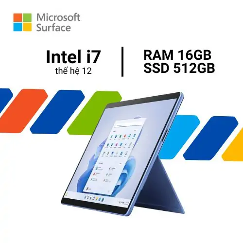 surface pro 9 i7 16gb 512gb màu sapphire