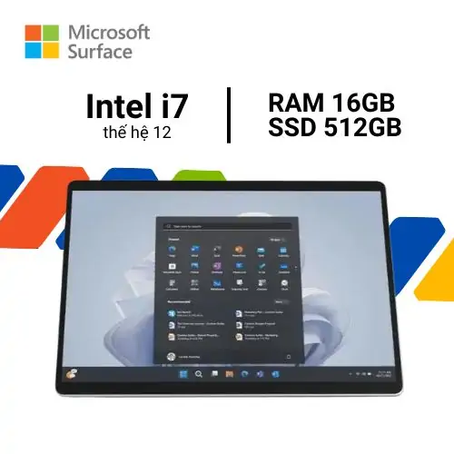 surface pro 9 i7 16gb 512gb màu platinum
